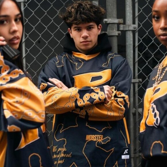 Rebellis Devious Hockey Jersey in Black Gold - Picture 5 of 5